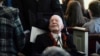 Former President Jimmy Carter greets people as he leaves after the funeral service for his wife, former first lady Rosalynn Carter, at Maranatha Baptist Church in Plains, Georgia, Nov. 29, 2023.