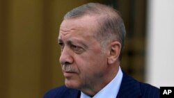 Presidenti turk Recep Tayyip Erdogan (Ankara, 16 maj 2022)