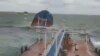 The Volgoneft-212 tanker is seen after being wrecked by a storm in the Kerch Strait, Russia, Dec. 15, 2024, in this photo taken from a video released by the Russian Southern Transport Prosecutor's Office.