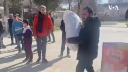 Rûniştvanên Alîgor û Sirucê Alîkarî Dişînin Semsûrê