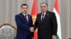 Qirg'iziston va Tojikiston prezidentlari Samarqandda ShHT sammitidan so'ng chegaradagi vaziyat yuzasidan yuzma-yuz muzokara o'tkazdi. 16-sentabr, 2022.