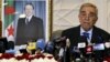 Interior Minister Daho Ould Kablia speaks during a news conference to announce the results of election in Algiers. 