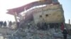 The ruins of a hospital in Idlib province in northern Syria are seen in this image provided by Doctors Without Borders Feb. 15 2016.