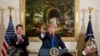 President Donald Trump gestures during a meeting with U.S. and Japanese Business Leaders at the U.S. Ambassador's residence, Monday, Nov. 6, 2017, in Tokyo. Trump is on a five country trip through Asia traveling to Japan, South Korea, China, Vietnam and t