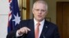 Australian Prime Minister Scott Morrison addresses media at Parliament House in Canberra, Australia, Feb. 13, 2019. 