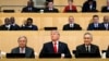 President Donald Trump participates in a photo before the beginning of the "Reforming the United Nations: Management, Security, and Development" meeting during the United Nations General Assembly, Monday, Sept. 18, 2017, at U.N. headquarters.