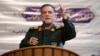 FILE - Iranian Revolutionary Guard Gen. Abbas Nilforushan addresses a meeting in Tehran, Iran, Feb. 5, 2024. Nilforushan died in an Israeli airstrike, Sept. 27, 2024, that killed Hezbollah leader Hassan Nasrallah in Beirut, Lebabon, according to Iranian media reports.