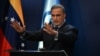 El fiscal general venezolano Tarek William Saab habla a la prensa en Caracas, el 22 de junio de 2024.