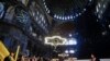 Pope Francis visits the Hagia Sophia, the Byzantine church-turned-mosque that is now a museum, in Istanbul, Nov. 29, 2014.