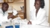 Preparation of blood smears to be examined for sleeping sickness parasites