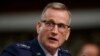 FILE - In this April 17, 2018 file photo, Air Force Gen. Terrence O'Shaughnessy testifies during a Senate Armed Services Committee hearing on Capitol Hill in Washington. 