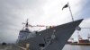 FILE - The BRP Gregorio Del Pilar Philippine warship, at Manila's pier, Philippines.