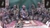 Man claiming to be leader of Nigerian Islamist extremist group Boko Haram, Abubakar Shekau, in video screengrab, unknown location, Sept. 25, 2013.