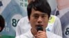 资料照：香港民主党立法会超级区议会候选人邝俊宇 (美国之音 汤惠芸拍摄)
