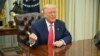 US President Donald Trump speaks after signing executive orders in the Oval Office of the White House in Washington, DC on March 6, 2025.