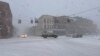 Fresh snow and high winds hit Lowville, New York, Dec. 12, 2024, as parts of the U.S. Northeast were in the grip of strong winter weather.