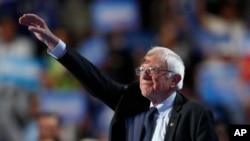 Bernie Sanders closes out the first day of the Democratic National Convention