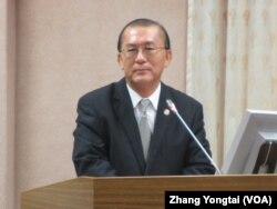 台湾海巡署副署长郑樟雄 (美国之音张永泰拍摄)