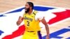 NBA: Lakers Boukante Anthony Davis nan Dallas Pou Luka Doncic