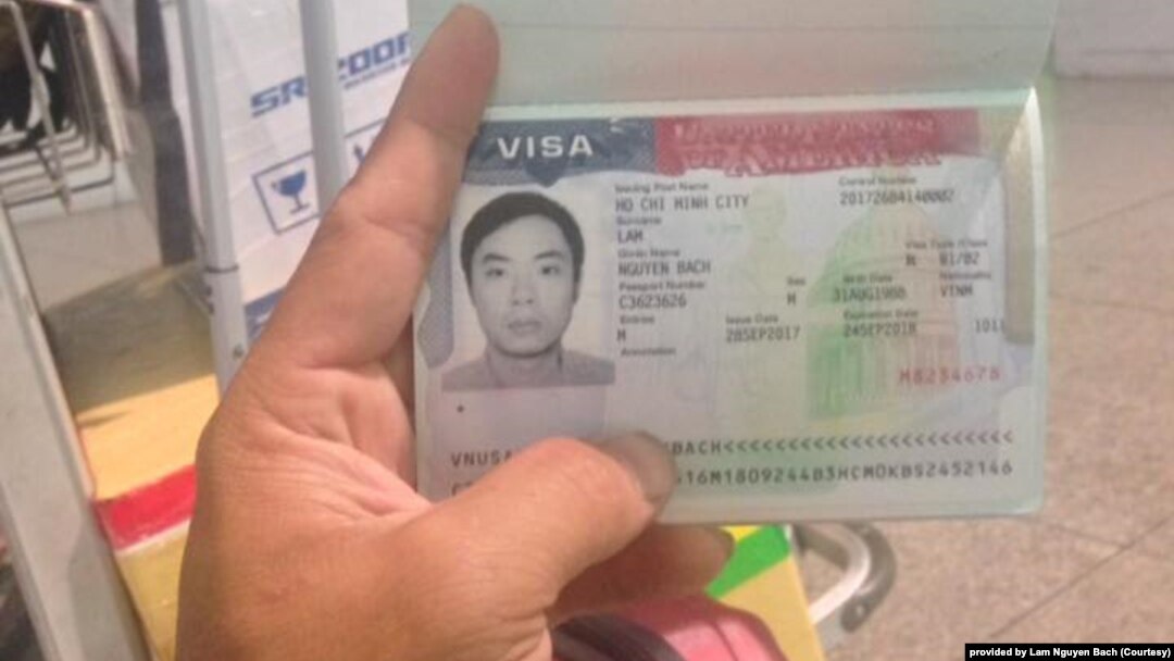 Một đường dây giúp ông Lâm Nguyên Bách lấy visa du lịch Mỹ để đi làm chui, tháng 9/2017