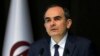 FILE - Turkey's Central Bank Governor Erdem Basci addresses the media in Ankara, Jan. 28, 2014.