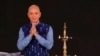 Jeff Bezos, founder of Amazon, attends a company event in New Delhi, India, Jan. 15, 2020.