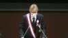 捷克参议院议长维斯特奇尔在台湾立法院发表演说。(9月1日)