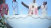 Pope Francis presides over a mass in Ajaccio "Place d'Austerlitz" during his visit in the French island of Corsica, Dec. 15, 2024.