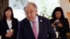 Fotografía de archivo del secretario general de la ONU, Antonio Guterres, en un foro como parte de las reuniones del G7 en Italia, el 14 de junio de 2024.